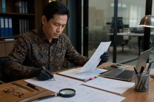 Gambar ilustrasi mengenai keabsahan tanda tangan dalam konteks pengembangan profesional grafolog bersama AGGI.
