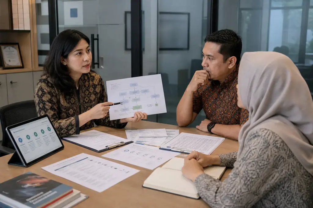 Gambar ilustrasi mengenai kejelasan metode dalam konteks pengembangan profesional grafolog bersama AGGI.