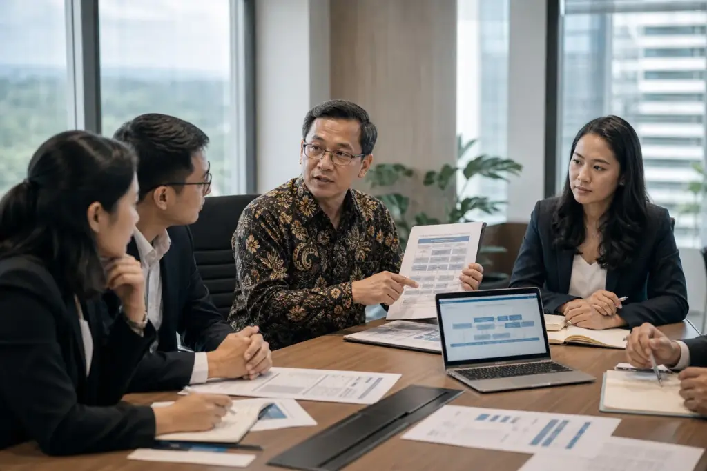 Gambar ilustrasi mengenai kepercayaan industri dalam konteks pengembangan profesional grafolog bersama AGGI.