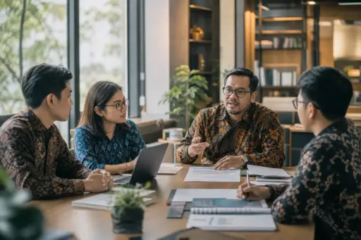 Gambar ilustrasi mengenai kepercayaan institusi dalam konteks pengembangan profesional grafolog bersama AGGI.