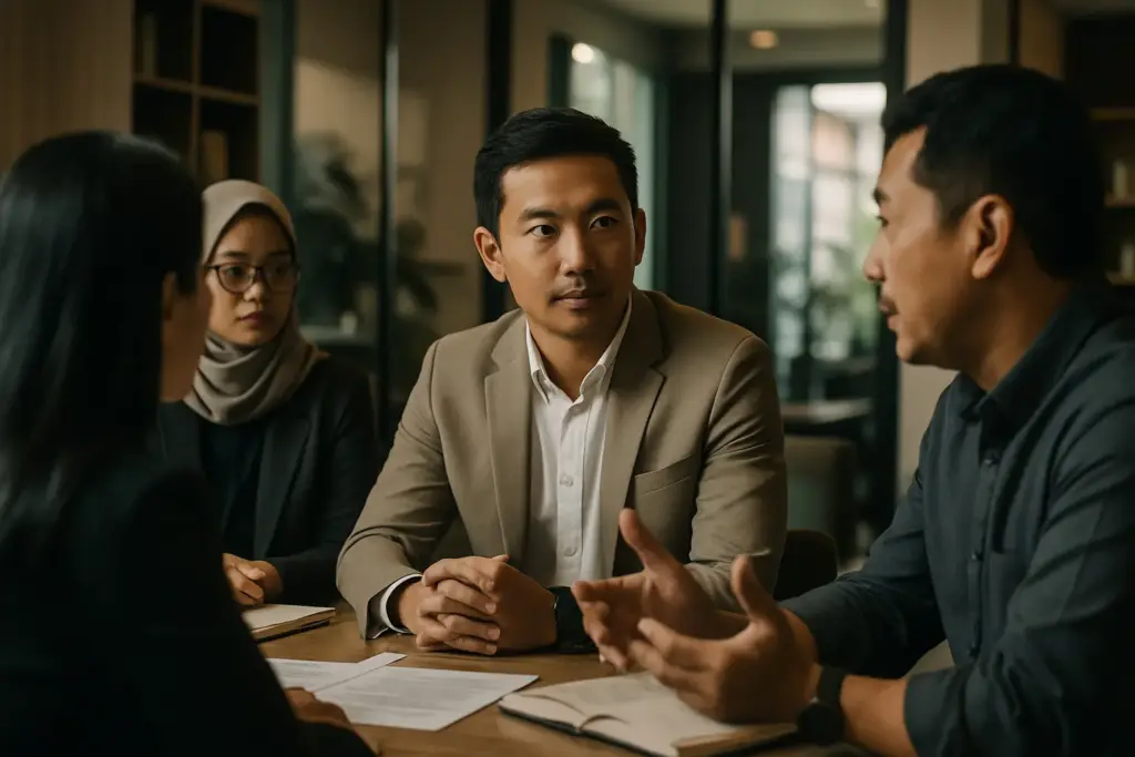 Gambar ilustrasi mengenai komunitas profesional dalam konteks pengembangan profesional grafolog bersama AGGI.