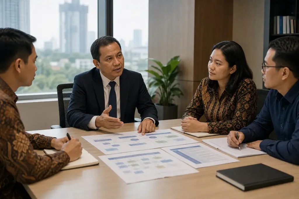 Gambar ilustrasi mengenai standar layanan dalam konteks pengembangan profesional grafolog bersama AGGI.
