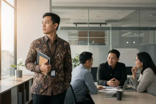 Gambar ilustrasi mengenai identitas kerja dalam konteks pengembangan profesional grafolog bersama AGGI.