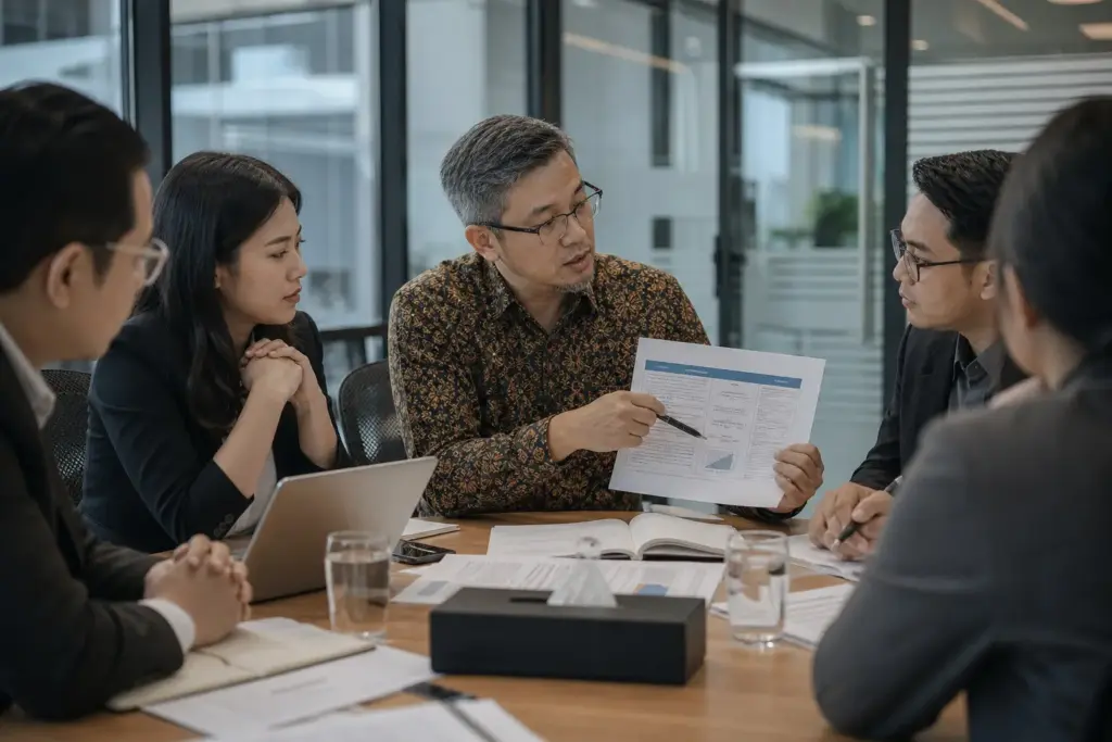 Gambar ilustrasi mengenai batas praktik dalam konteks pengembangan profesional grafolog bersama AGGI.