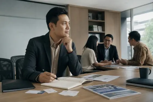 Gambar ilustrasi mengenai rasa stuck dalam konteks pengembangan profesional grafolog bersama AGGI.